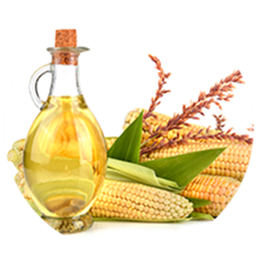 Mais og solsikkeolje som inneholder Omega 6-fettsyrer